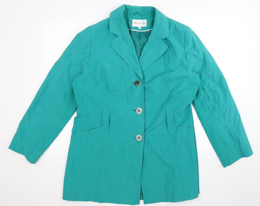 Womens UK Size 16 EWM Green Jacket