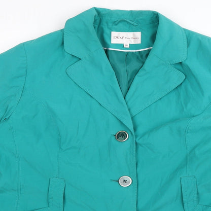 Womens UK Size 16 EWM Green Jacket