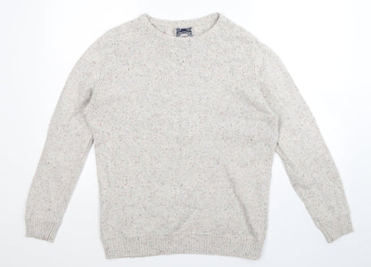 Cedar Wood State Mens Grey  Knit Pullover Jumper Size L