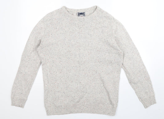 Cedar Wood State Mens Grey  Knit Pullover Jumper Size L