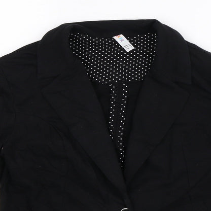 Denim Co Womens Black   Jacket Blazer Size 12