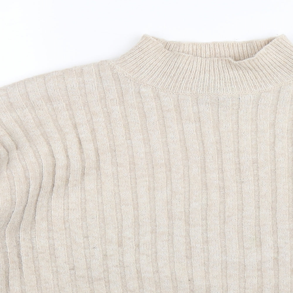 Primark Womens Beige  Knit Pullover Jumper Size 16