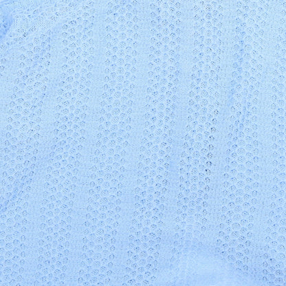 Preworn Womens Blue  Knit Cardigan Jumper One Size