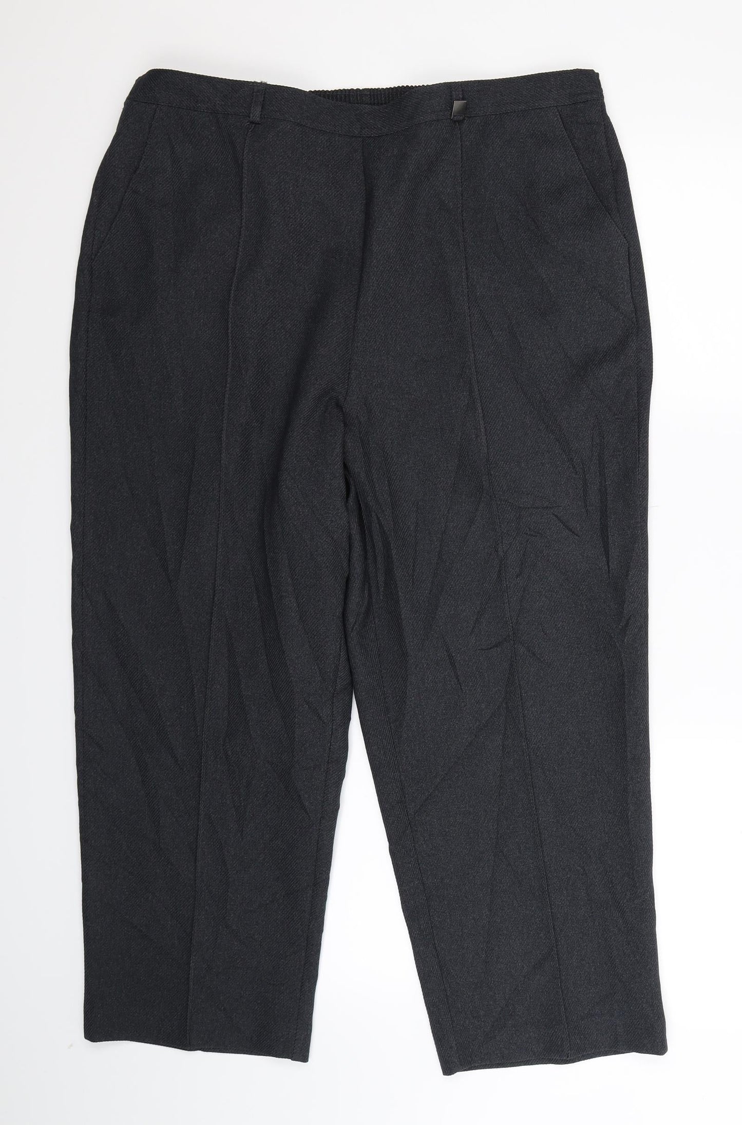Womens UK Size 18 BM Regular Fit  Grey Trousers