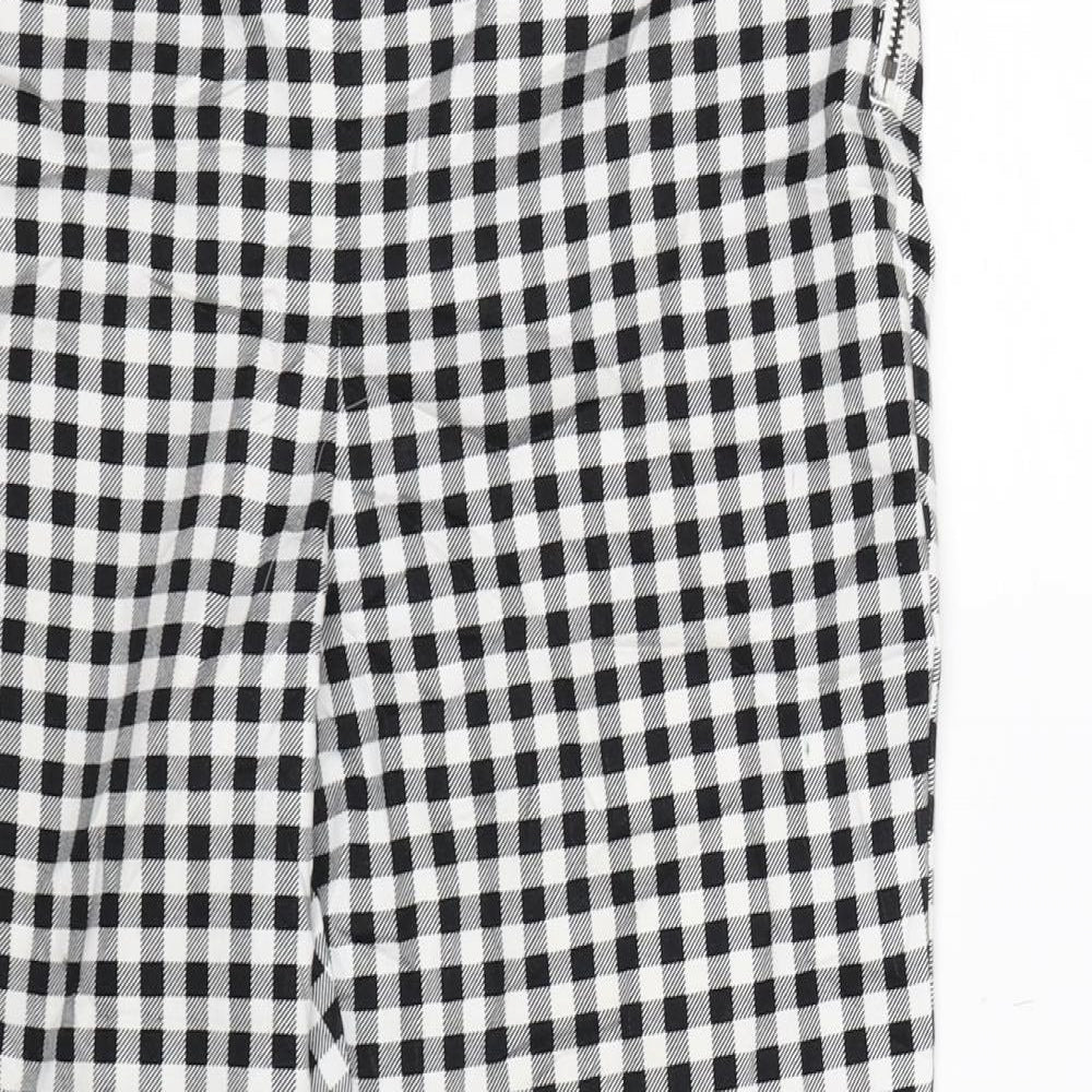 Denim Co Womens Multicoloured Check  Trousers  Size 14 L26 in