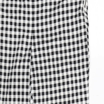 Denim Co Womens Multicoloured Check  Trousers  Size 14 L26 in