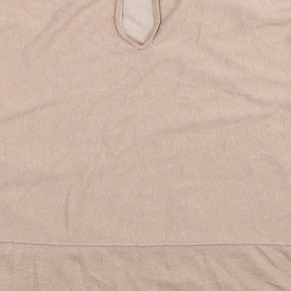 Next Womens Beige  Knit Pullover Jumper Size 18