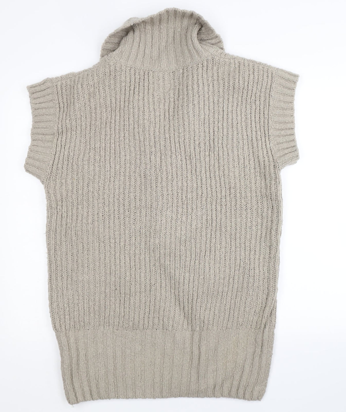 Next Womens Grey  Knit Pullover Jumper Size M  - Oversized