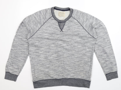 Mens UK Size M Burton Grey Pullover Sweatshirt