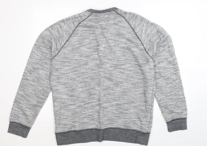 Mens UK Size M Burton Grey Pullover Sweatshirt