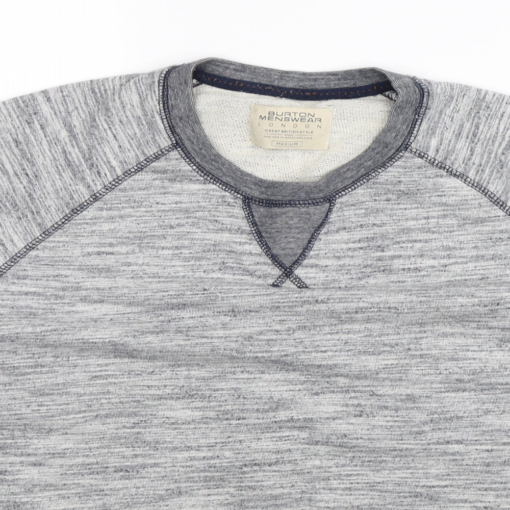 Mens UK Size M Burton Grey Pullover Sweatshirt