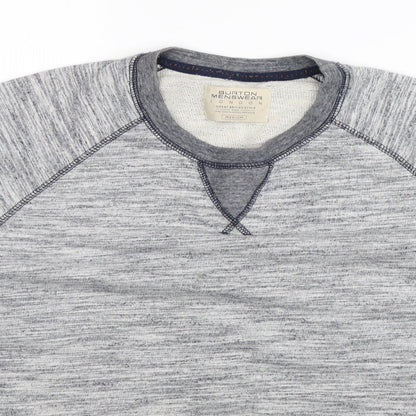 Mens UK Size M Burton Grey Pullover Sweatshirt