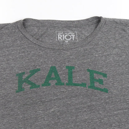 Riot Womens Grey   Basic T-Shirt Size M