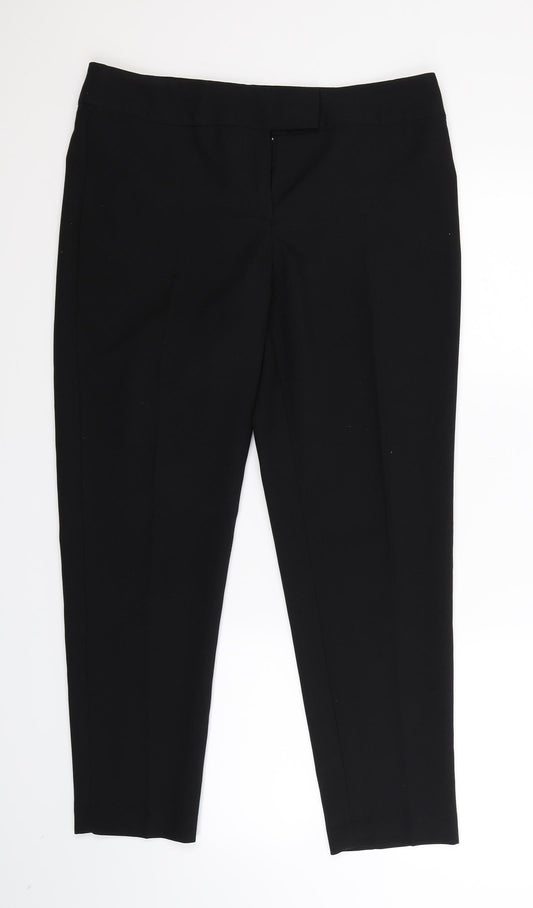 George Womens Black   Trousers  Size 12 L28 in