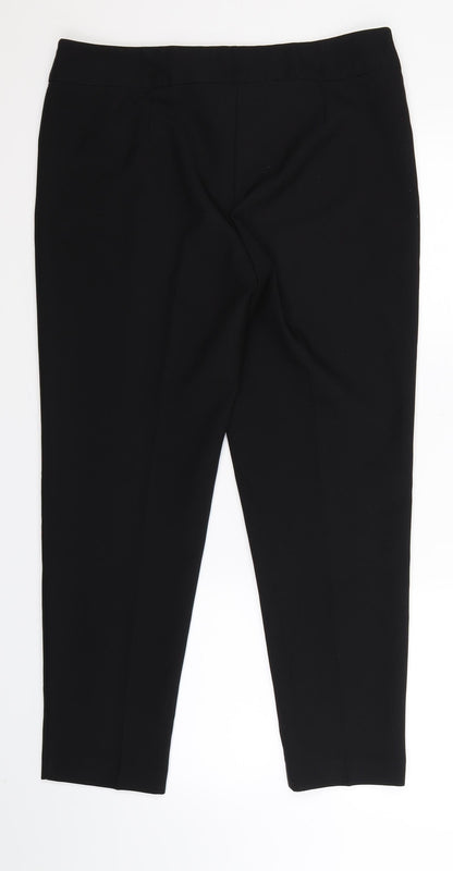 George Womens Black   Trousers  Size 12 L28 in