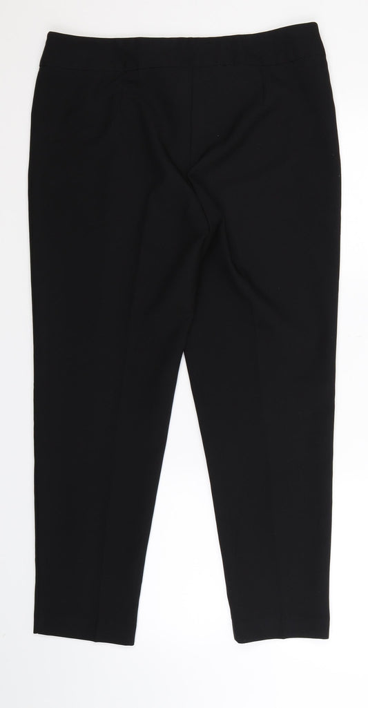 George Womens Black   Trousers  Size 12 L28 in