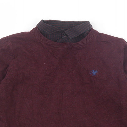 Next Boys Red   Pullover Sweatshirt Size 9 Years