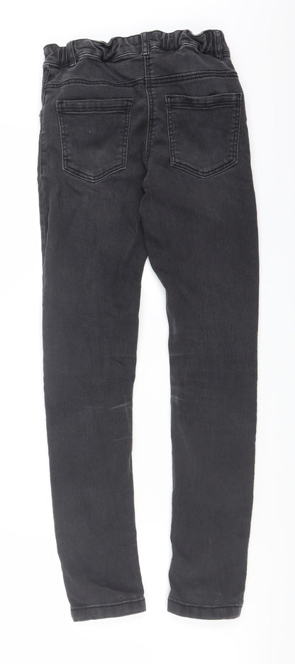 TU Girls Black  Denim Skinny Jeans Size 10 Years