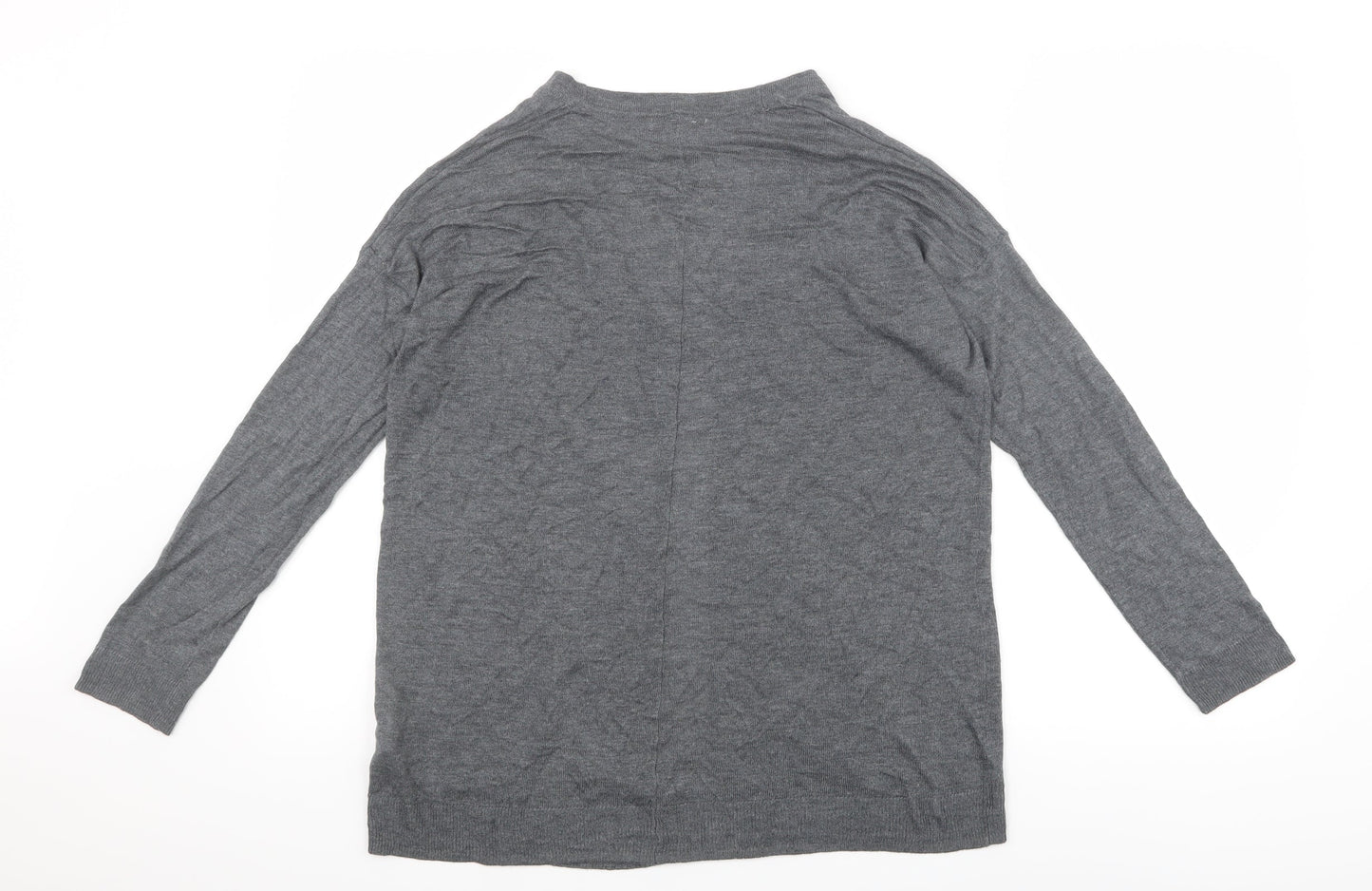 H&M Womens Grey   Cardigan Jumper Size S