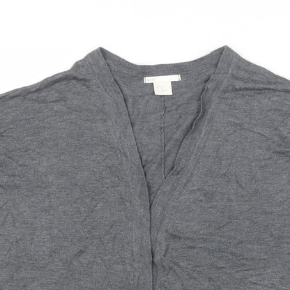 H&M Womens Grey   Cardigan Jumper Size S