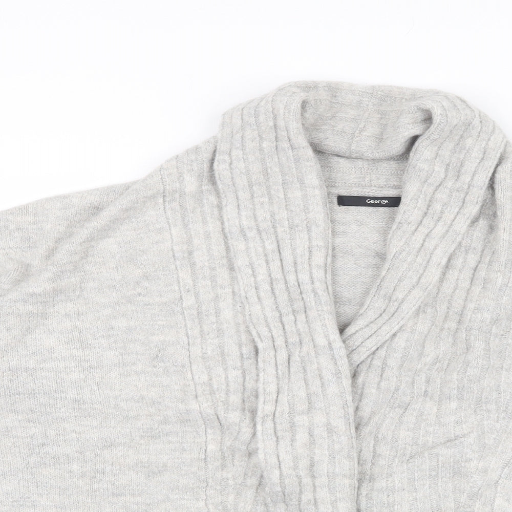 George Womens Grey   Cardigan Jumper Size M