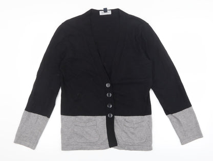 Gordon Smith Womens Black   Cardigan Jumper Size M
