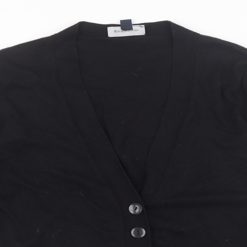 Gordon Smith Womens Black   Cardigan Jumper Size M