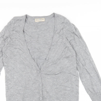 M&S Womens Grey   Cardigan Jumper Size S