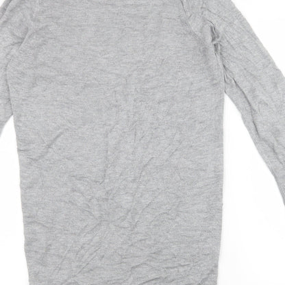 M&S Womens Grey   Cardigan Jumper Size S