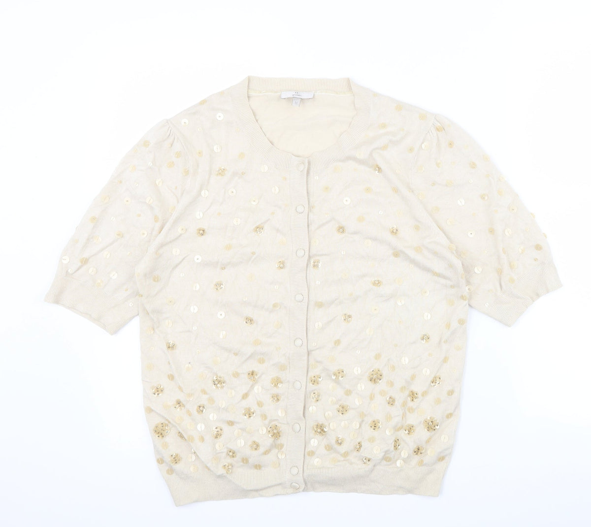 Country Casuals Womens Beige Cape Jumper Size M