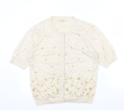 Country Casuals Womens Beige Cape Jumper Size M