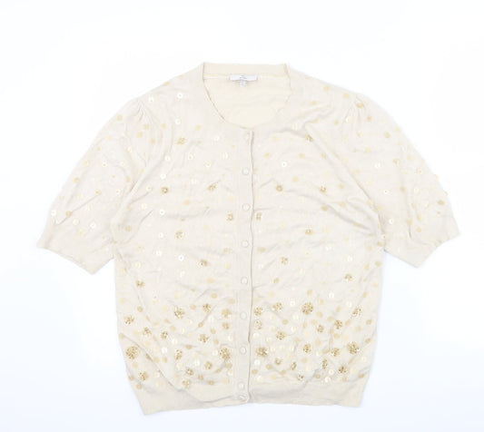 Country Casuals Womens Beige Cape Jumper Size M