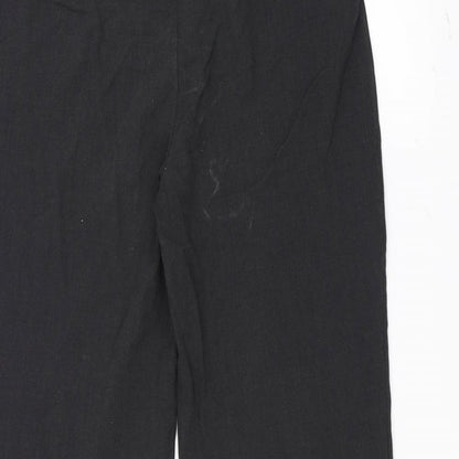 Womens UK Size 12 Marks and Spencer Regular Fit  Black Trousers