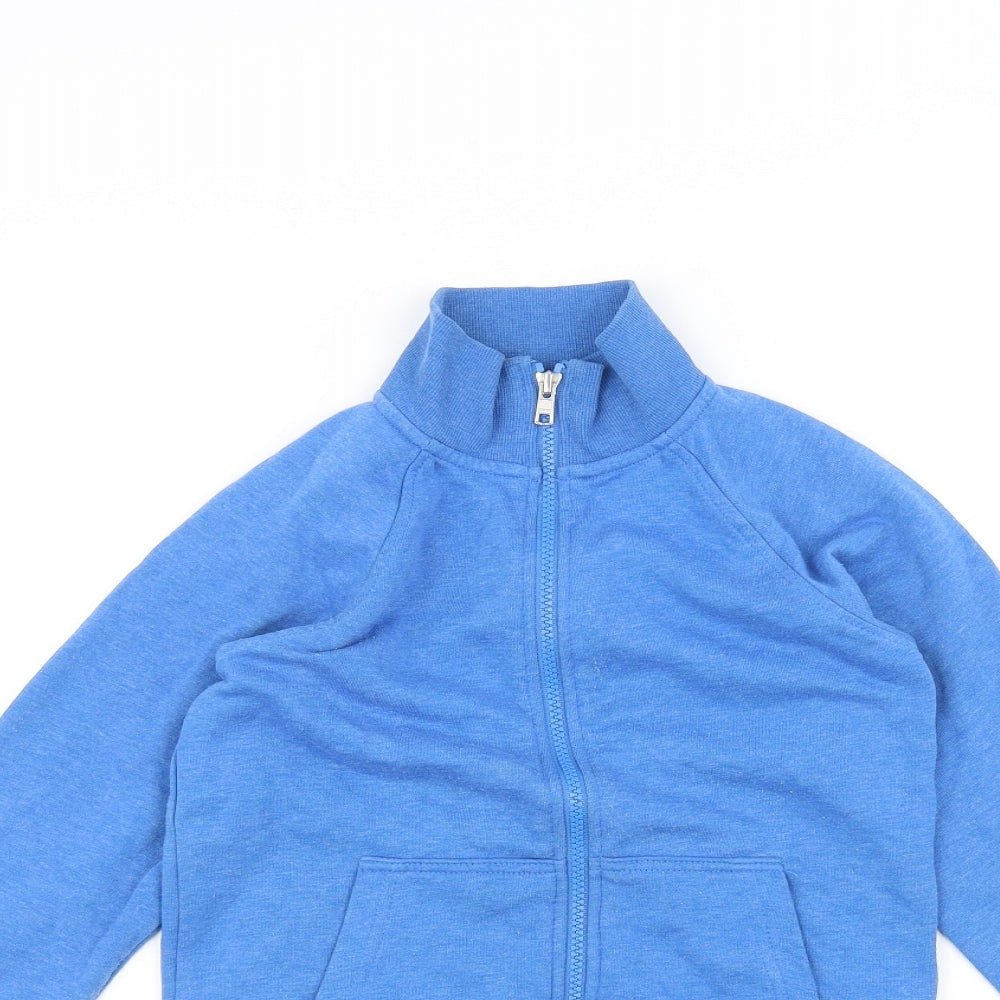 Preworn Boys Blue   Full Zip Jumper Size 7-8 Years