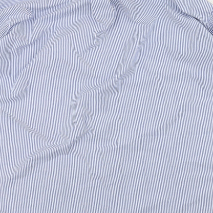 Mens UK Collar Size L meicy Smart Blue  Dress Shirt