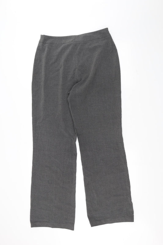C.M.D Womens Grey   Trousers  Size 12 L29 in