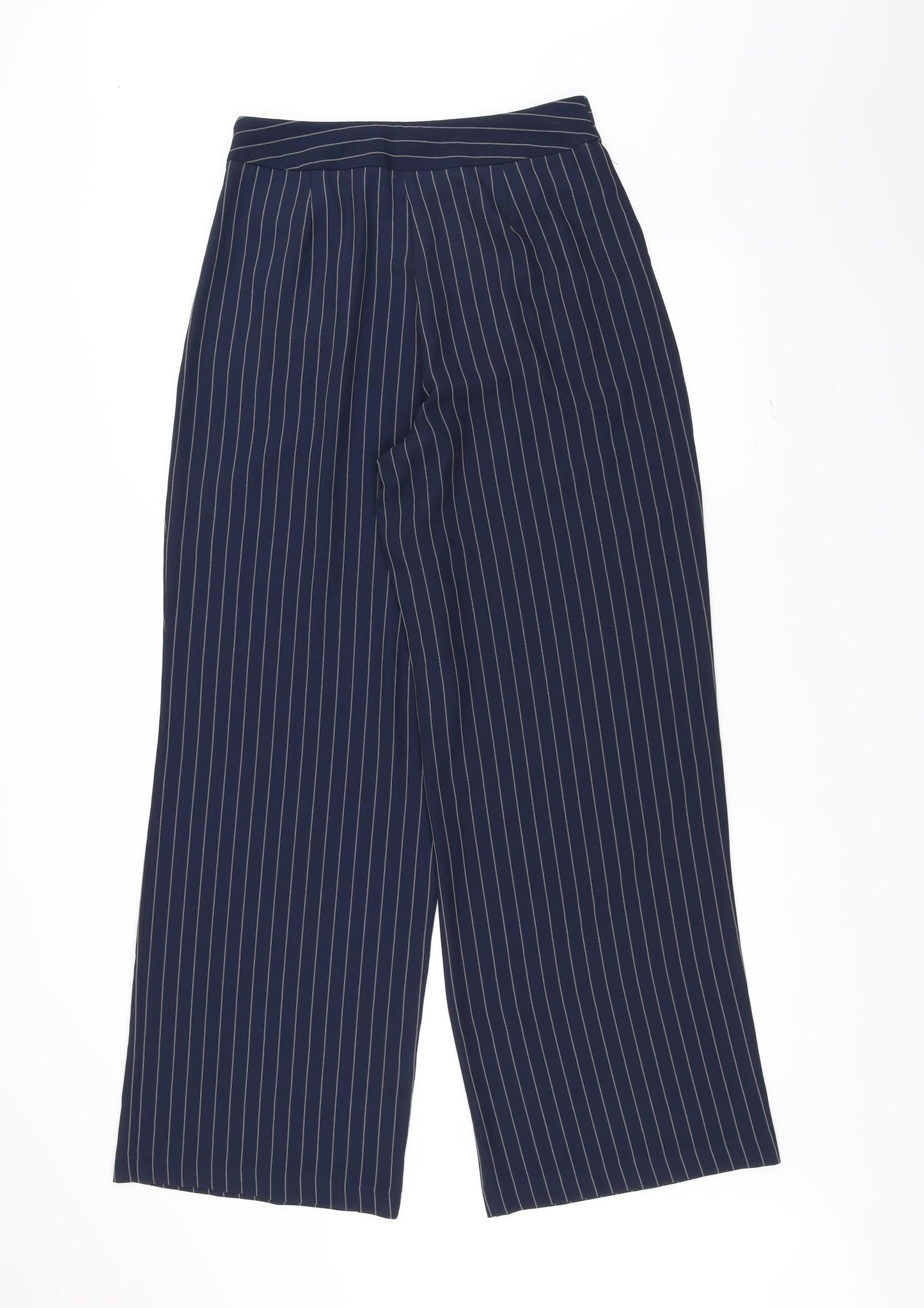 TU Womens Blue Striped  Trousers  Size 10 L30 in