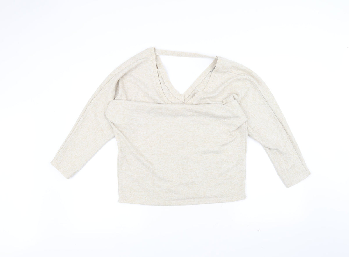 Dorothy Perkins Womens White   Pullover Jumper Size 12