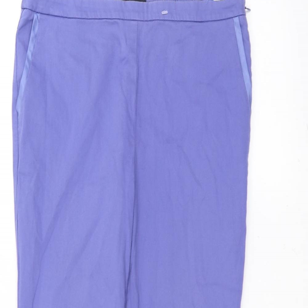 TU Womens Purple   Straight Jeans Size 12 L25 in