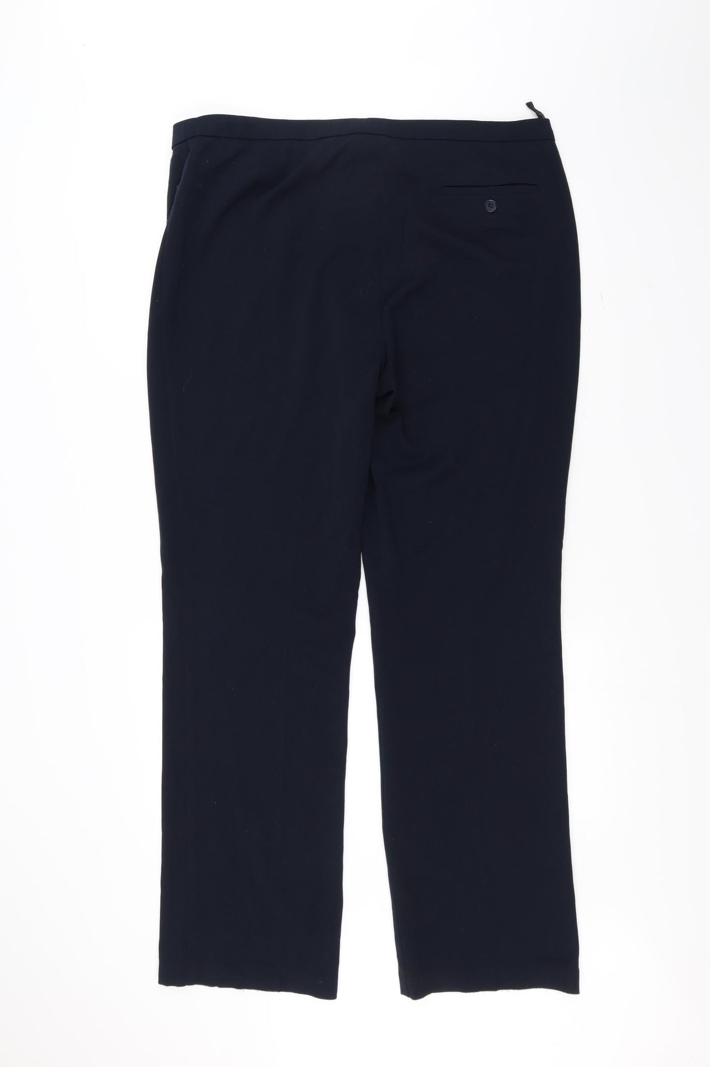 Womens UK Size 18 Marks and Spencer Regular Fit  Blue Trousers