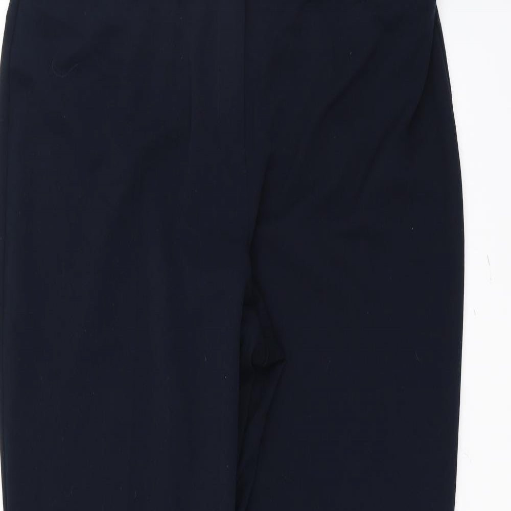 Womens UK Size 18 Marks and Spencer Regular Fit  Blue Trousers
