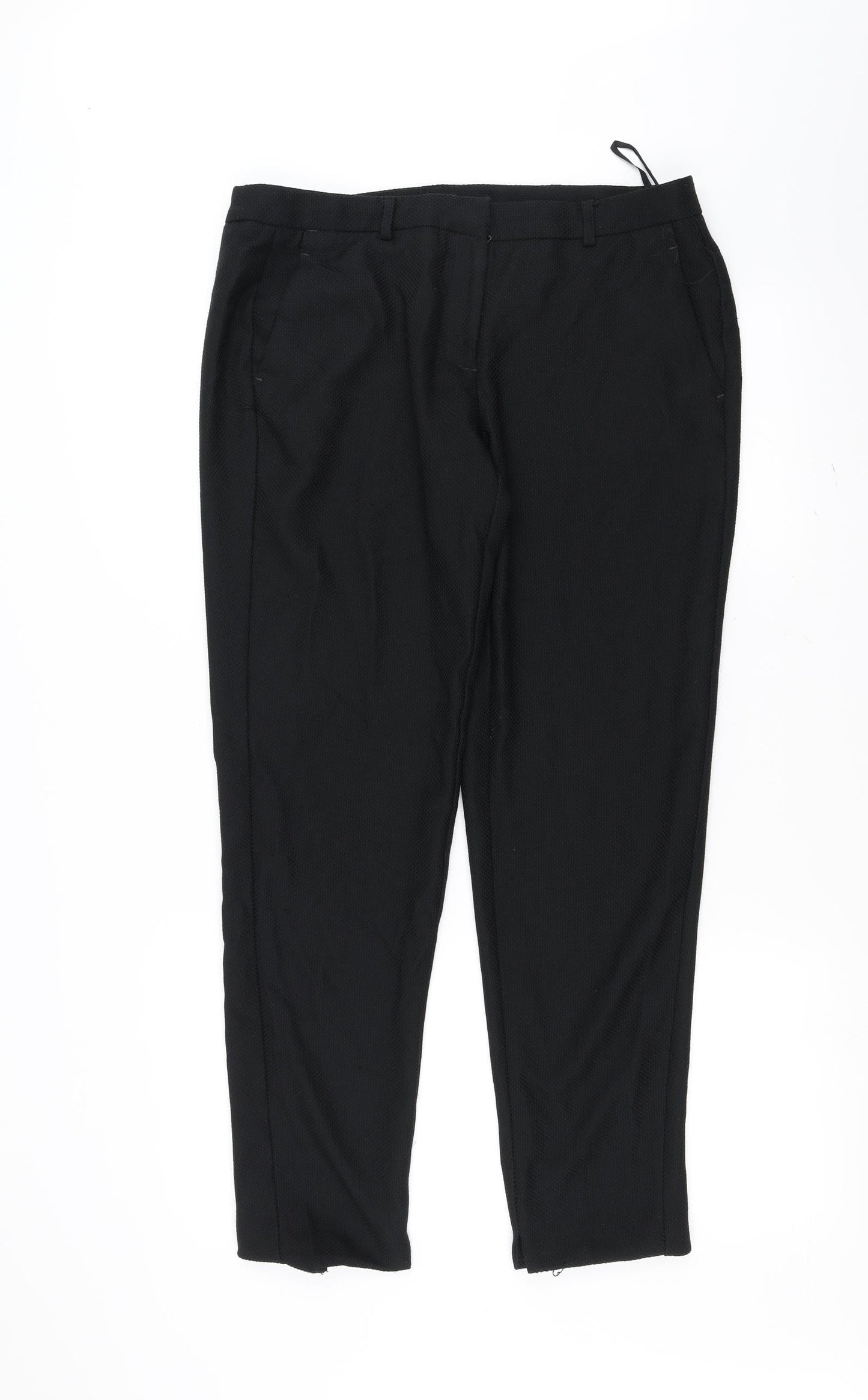 Womens UK Size 14 Dorothy Perkins Regular Fit  Black Trousers
