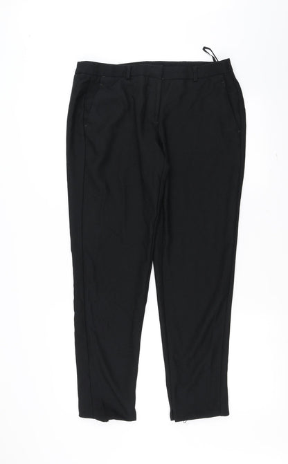 Womens UK Size 14 Dorothy Perkins Regular Fit  Black Trousers