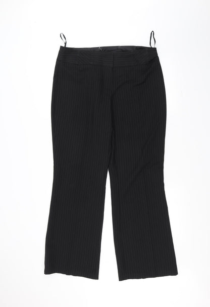 E-vie Womens Black   Trousers  Size 14 L31 in