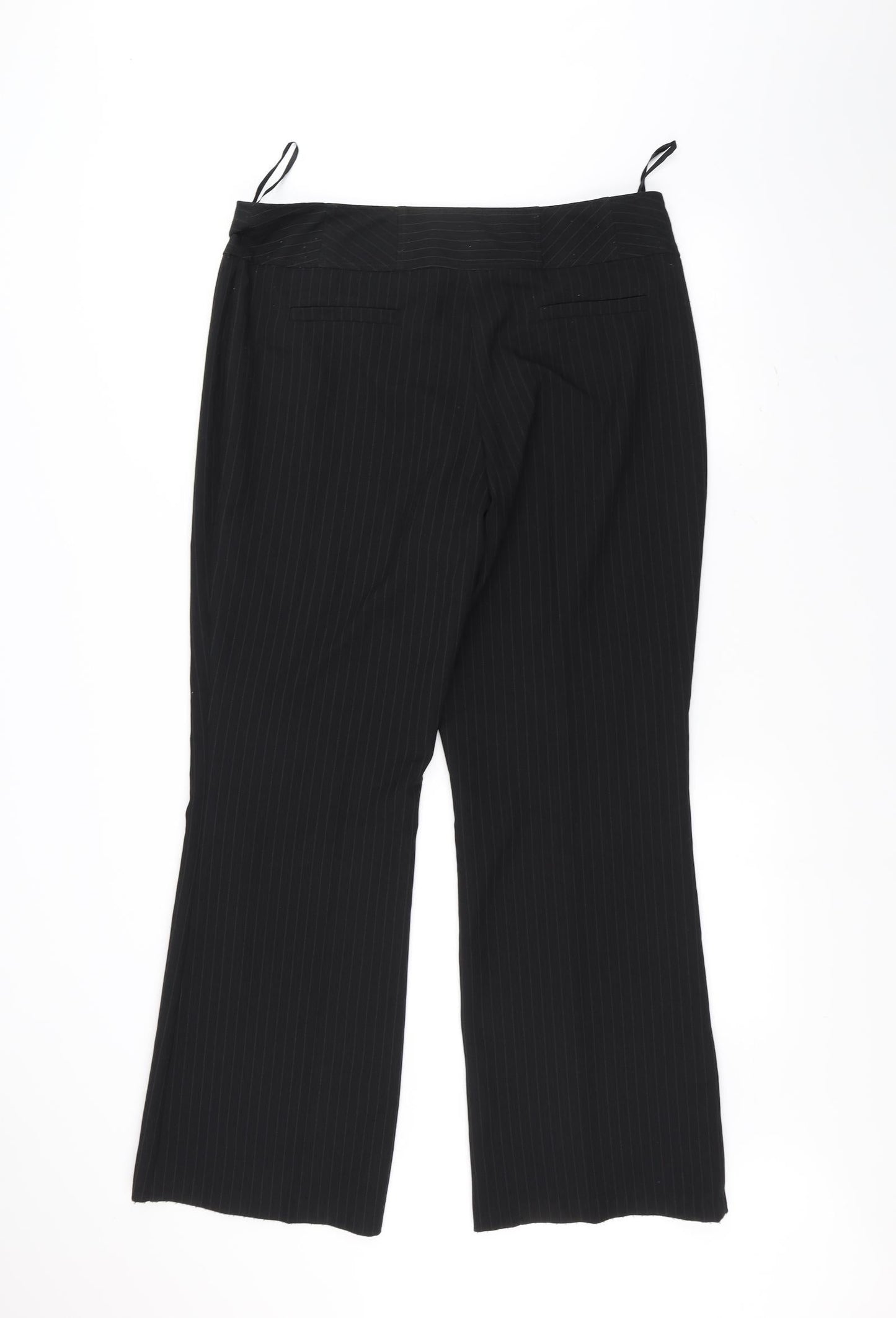E-vie Womens Black   Trousers  Size 14 L31 in