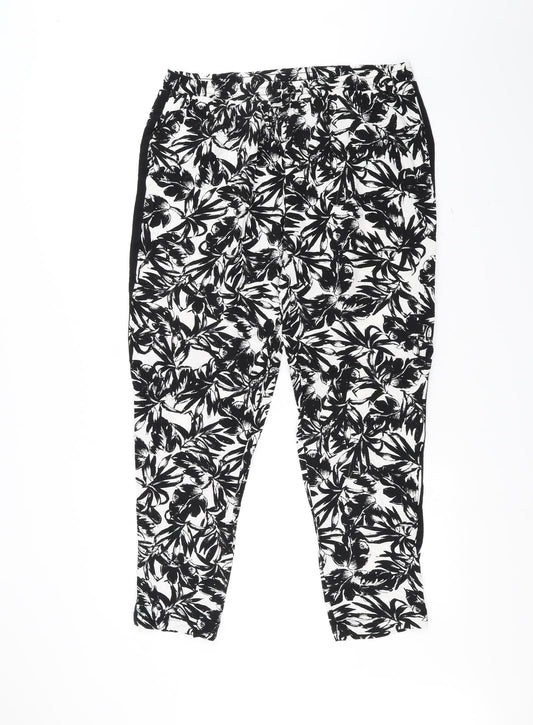 Womens UK Size 16 Dorothy Perkins Regular Fit  Black Trousers