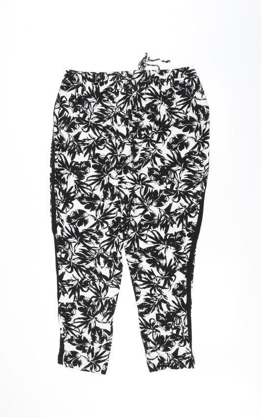 Womens UK Size 16 Dorothy Perkins Regular Fit  Black Trousers