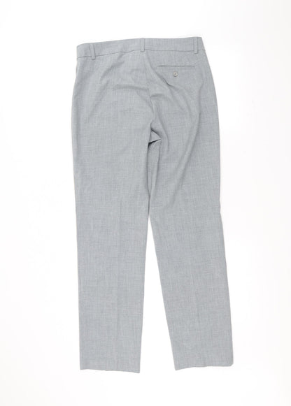 Womens UK Size 10 Marks and Spencer Regular Fit  Grey Trousers