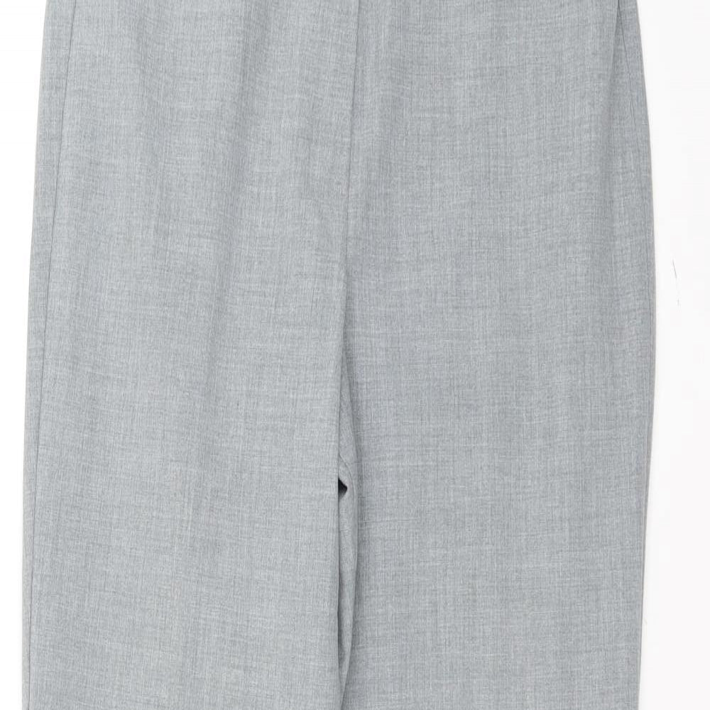 Womens UK Size 10 Marks and Spencer Regular Fit  Grey Trousers