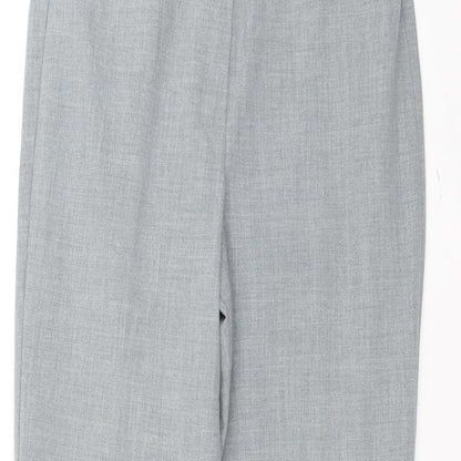 Womens UK Size 10 Marks and Spencer Regular Fit  Grey Trousers